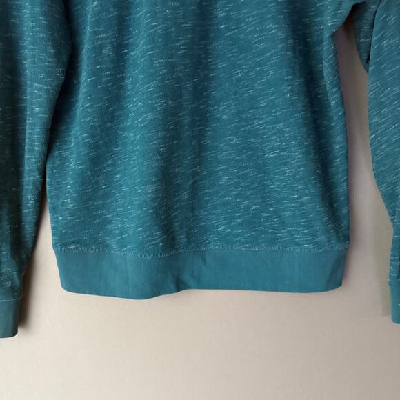 Victoria's Secret PINK sz S blue teal‎ cowl neck Hoodie NWOT - Picture 7 of 7